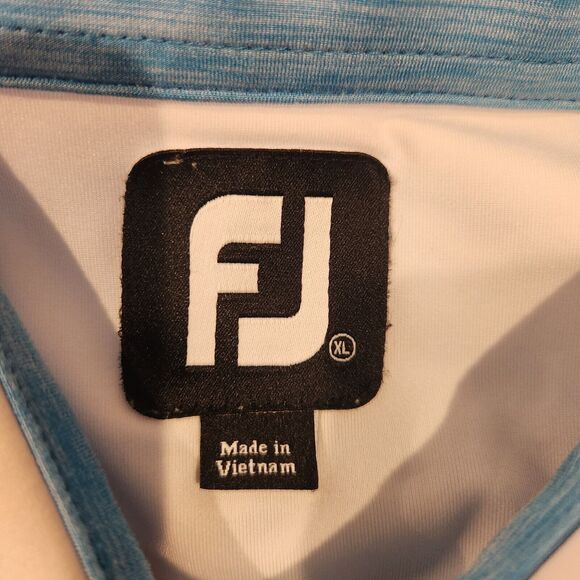 FootJoy Men's ProDry Performance Colorblock Golf Polo Short Sleeve Shirt Size XL - Picture 6 of 11